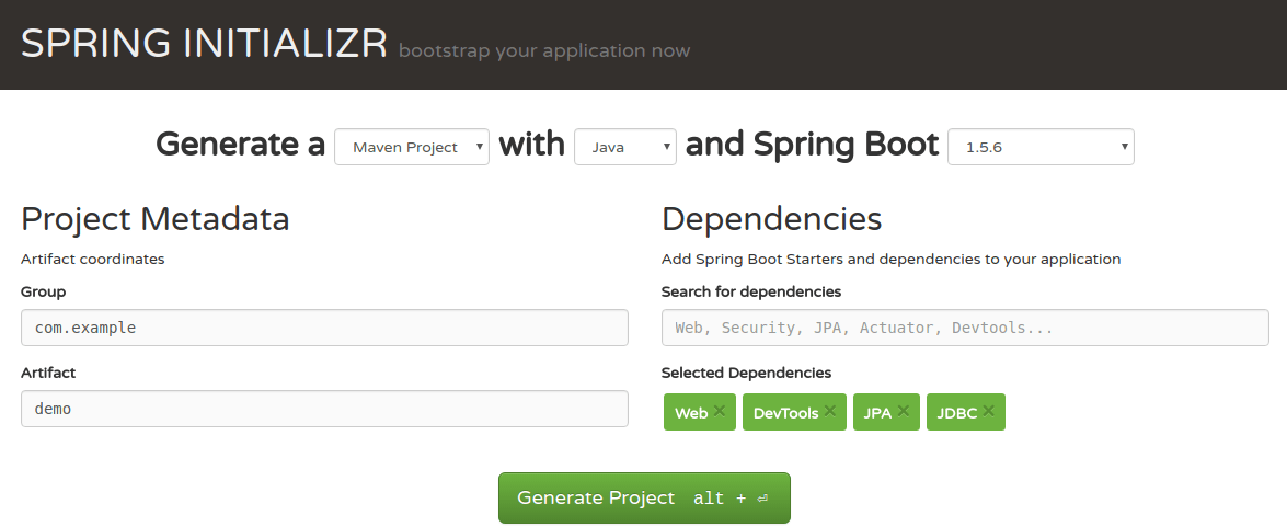 Criando projeto em Spring Boot